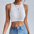 Louvara Crop Tank Top Ribbed & Stretchy — Your Everyday Essential, Elevated