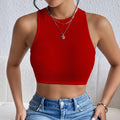 Louvara Crop Tank Top Ribbed & Stretchy — Your Everyday Essential, Elevated
