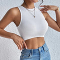 Louvara Crop Tank Top Ribbed & Stretchy — Your Everyday Essential, Elevated