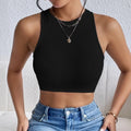 Louvara Crop Tank Top Ribbed & Stretchy — Your Everyday Essential, Elevated