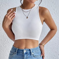 Louvara Crop Tank Top Ribbed & Stretchy — Your Everyday Essential, Elevated